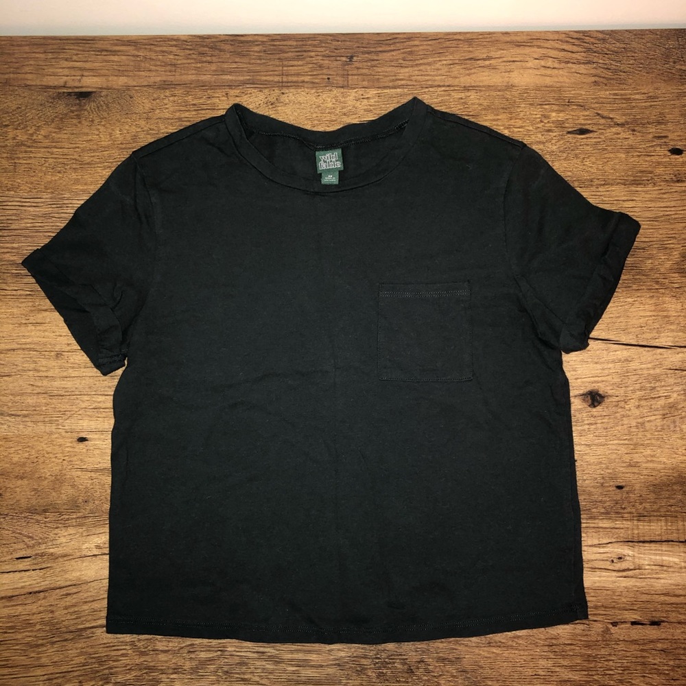 wild fable | NWOT dark grey crop